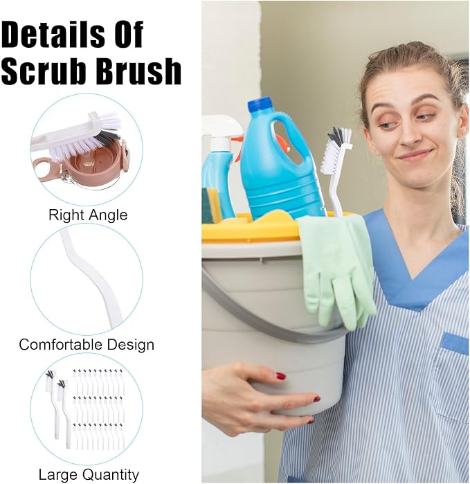 36Pcs Kitchen Scrub Brush Dish Brush, Bulk Sink Bathroom Edge Corner Cleaning - Image 5