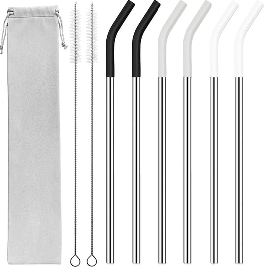 30 oz Stainless Metal Straws for 30 oz Stanley Tumbler by AccessoriesForWaterBottle