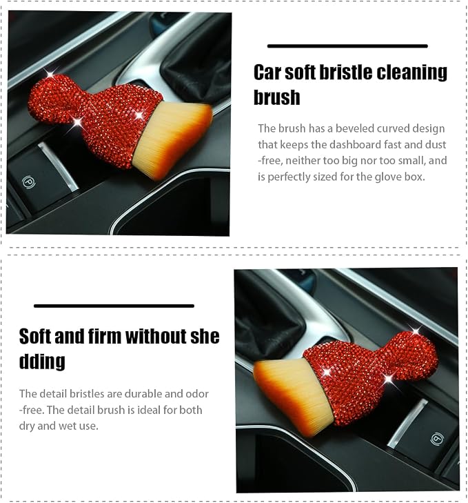 zipelo Auto Interior Dust Brush, Car Detailing Cleaning Brush - Image 3