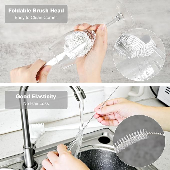 Straw Cleaner Brush Bottle Brush Kit - Image 4