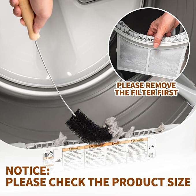 2Pack Flexible Dryer Vent Cleaning Brush - Image 6