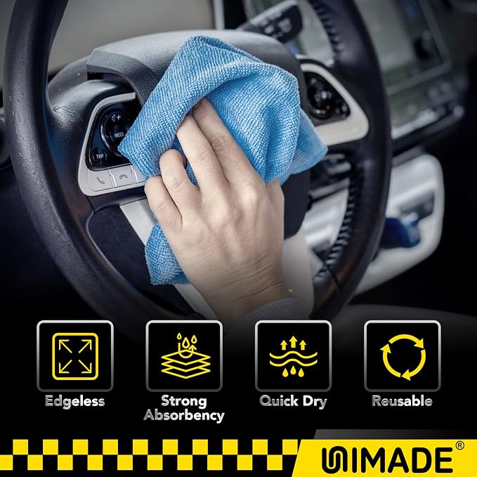 Shop Towels, 100 Pack Commercial Grade Work Rags Microfiber Towels - Image 5