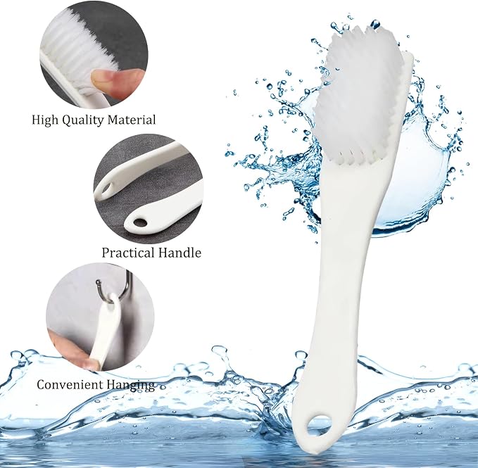 Nail Cleaning Brush, Handle Grip Nail Cleaning Brushes - Image 3