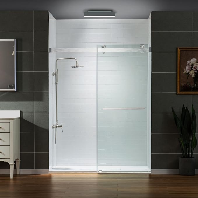 Woodbridge Frameless Shower Doors 56-60" Width x 76" Height - Image 2