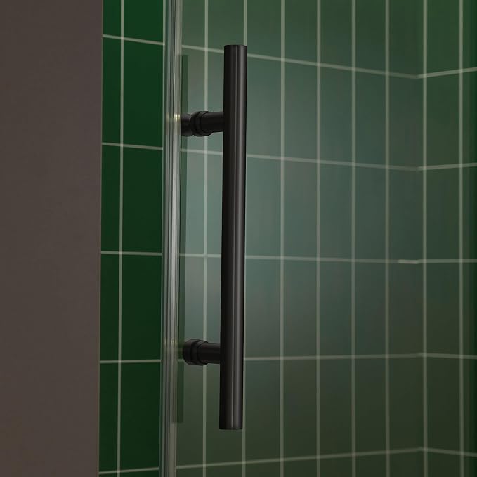 Woodbridge 57.5-60" W x 80" H Frameless Single Sliding Soft-Close Shower Door - Image 5