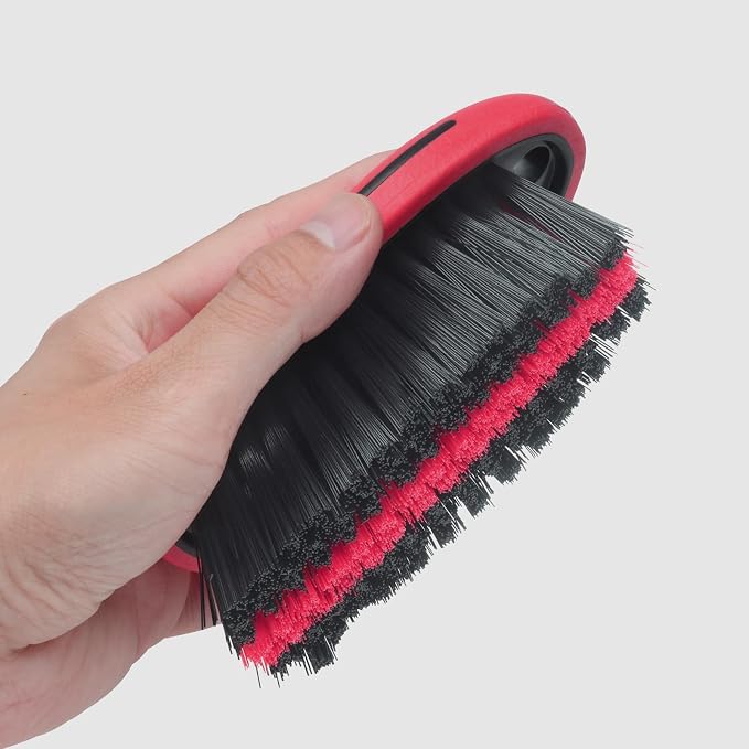 Carpet and Upholstery Cleaning Brush, Carpet Scrubber Stiff Bristle Detailing - Image 7
