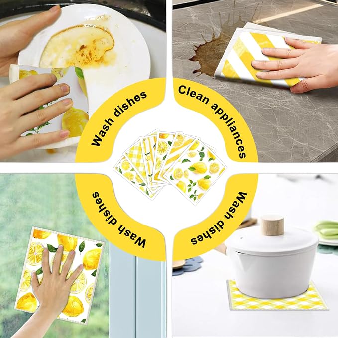 6 Pack Swedish Dishcloths for Kitchen - Image 8