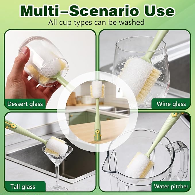 5 in 1 Bottle Cleaning Brush Set, 2026 New Multifunctional Water Bottles - Image 4