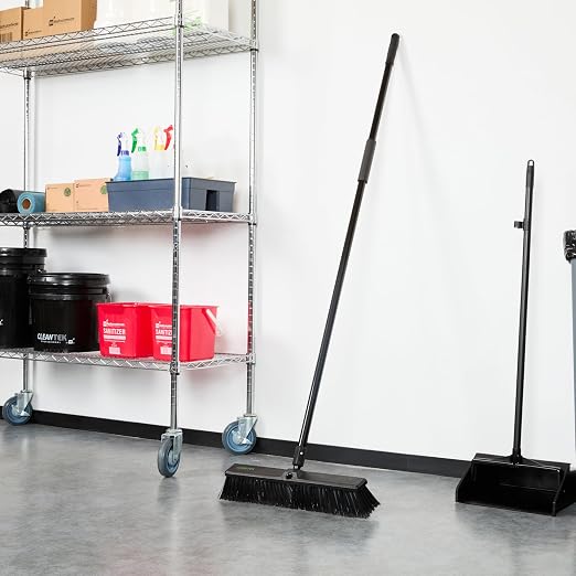 Restaurantware-Clean Tek Professional 17.13 Inch Push Broom, 1 Heavy-Duty Broom - Image 4