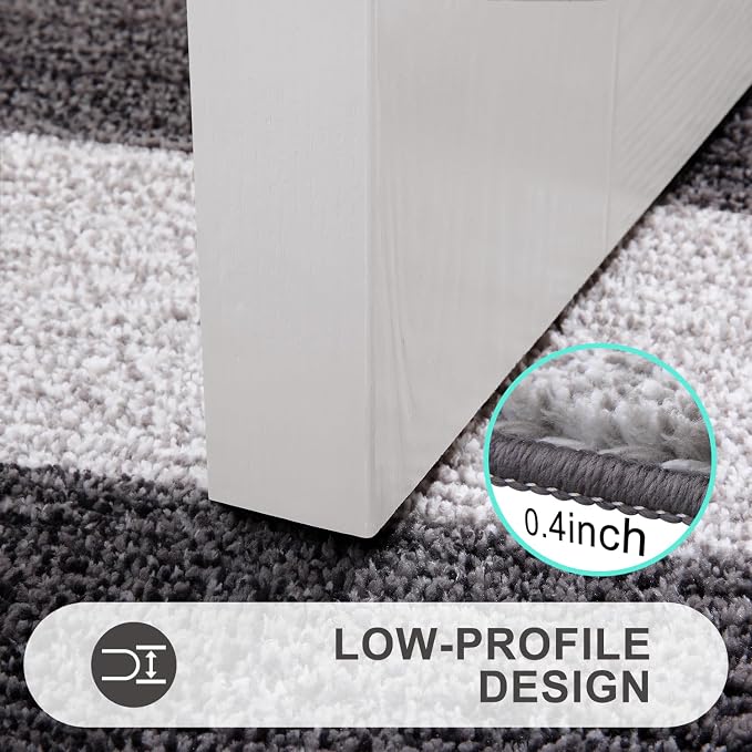 Kitinjoy Indoor Outdoor Door Mat, 59x36 Non-Slip Absorbent Dirt Trapper - Image 4