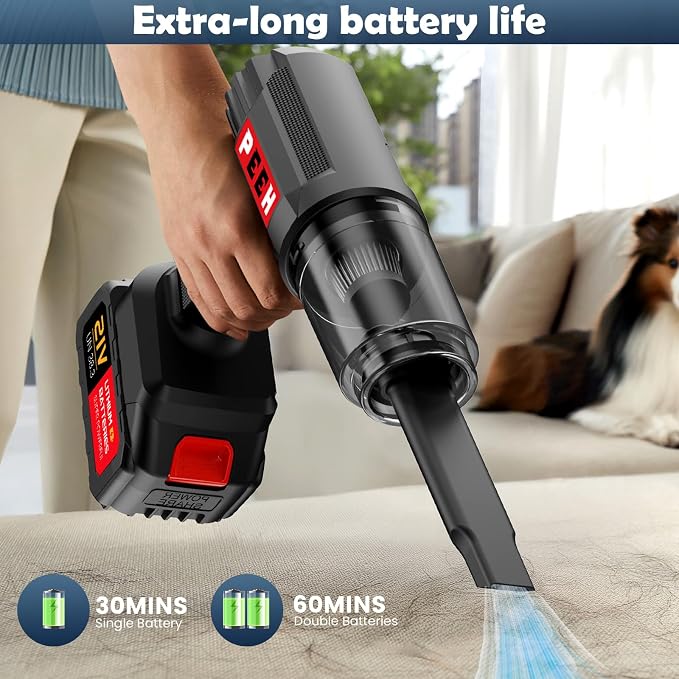 Handheld Vacuum for Home, Cordless Portable Vacuum Cleaner, Rechargeable - Image 3