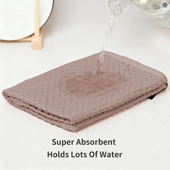 Cotton Dish Cloths 6 Pack, 12x12 Inch – Super Absorbent, Quick-Dry & Reusable - Image 3