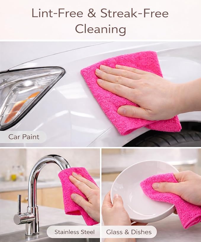 Microfiber Cleaning Cloth Roll - Image 3