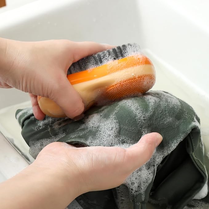 Laundry Stain Brush Two-Side Soft Bristle Scrub Brush - Image 4