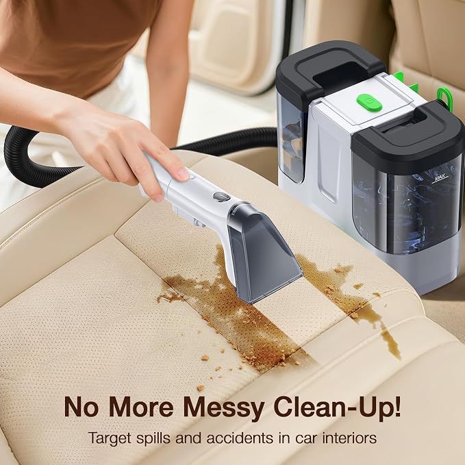 LABIGO Upholstery & Couch Cleaner Machine, 18Kpa Portable Carpet Cleaner Machine - Image 5