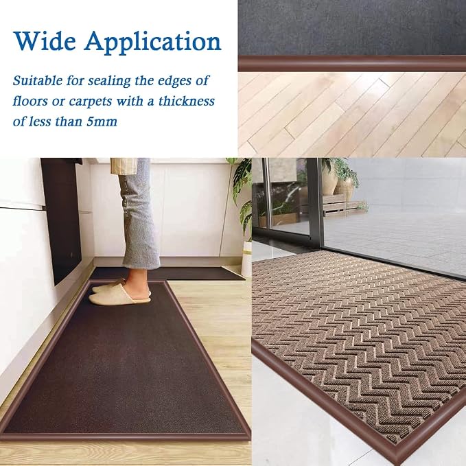 Floor Transition Strip Self Adhesive Carpet & Flooring Transitions Edging Trim - Image 5