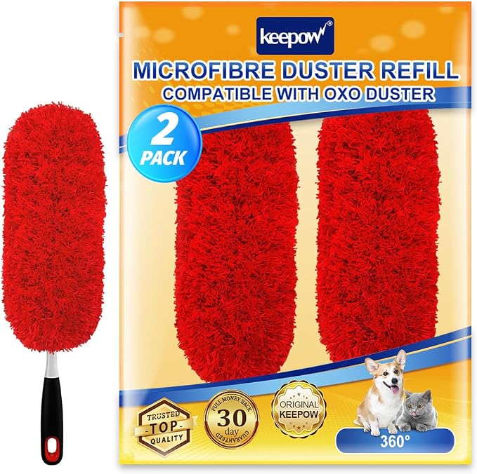KEEPOW Reusable Microfiber Duster Refills Compatible by KEEPOW