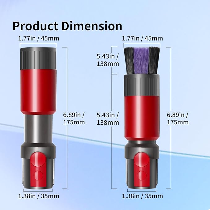 Soft Bristle Dust Brush for Dyson V7 V8 V10 V11 V15 Vacuum Cleaner - Image 5