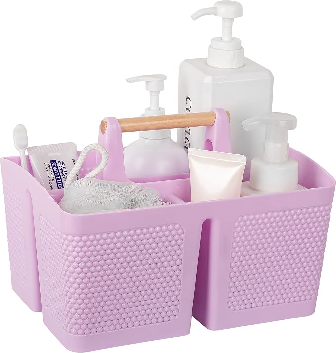 rejomiik Portable Shower Caddy Basket Plastic Cleaning Caddy Organizer Storage by rejomiik