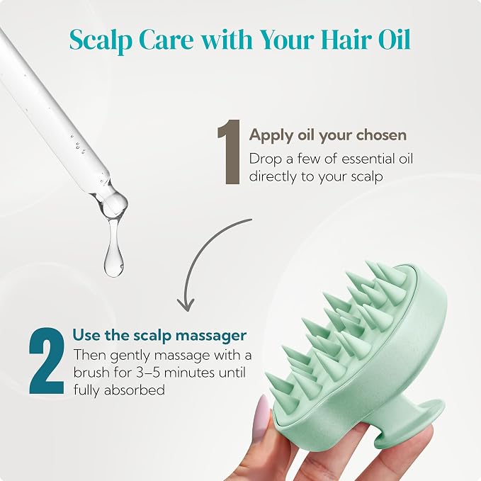 HEETA Scalp Massager 2 Pack for Hair Growth, Soft Silicone Bristles to Remove - Image 6