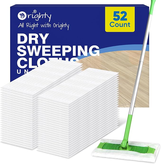 Orighty Dry Sweeping Cloths, Mop Pads Refills Compatible by AllRightinOrighty