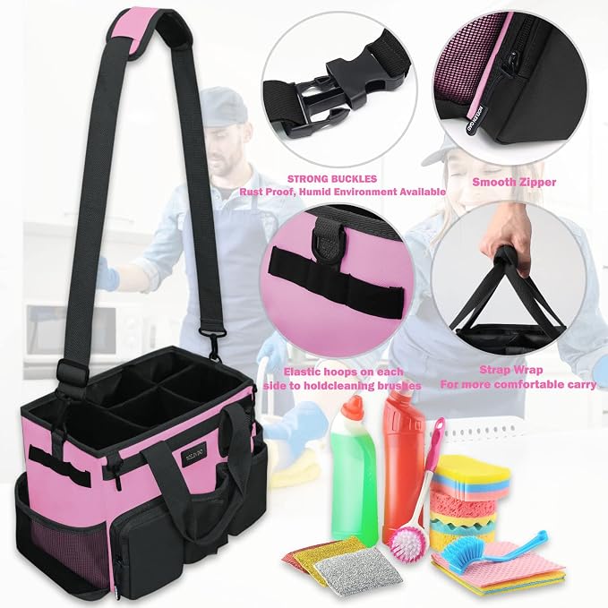 Wearable Cleaning Caddy Bag, Cleaning Supply Tote - Image 5