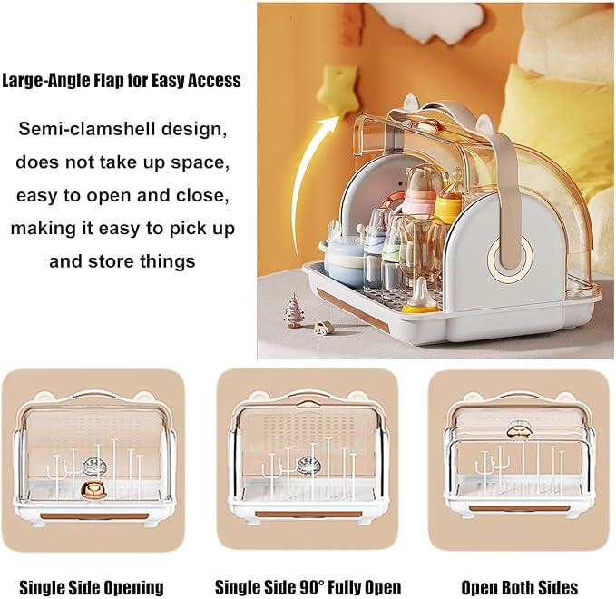 Baby Bottle Drying Rack Storage - Image 2