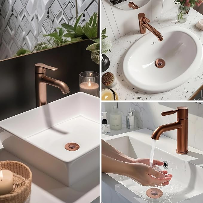 Hibbent Upgraded 3 in 1 Bathroom Sink Drain Strainer, Universal Pop Up Stopper - Image 8