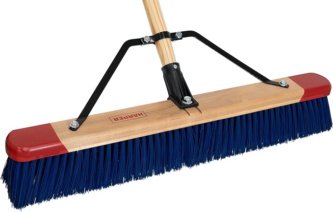 Harper 24 Inch Push Broom with Stiff Bristles, Premium Heavy Duty Outdoor - Image 9