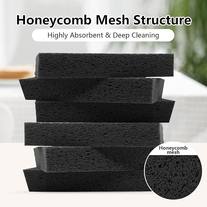 Cellulose Sponges, Large Size 4" x 6" x 1" - Image 3