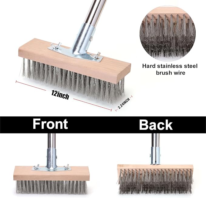 Stainless Steel Wire Scrub Brush - Image 2