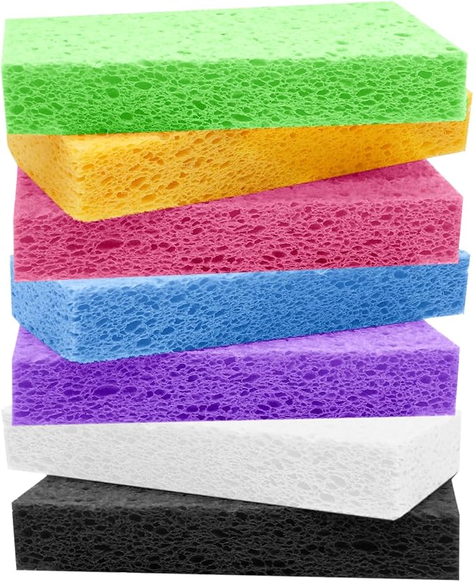 Large Cellulose Sponges, Kitchen Sponge by Mainlyrunmakeupsuppliers