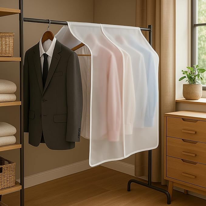 Clothing Rack Covers Hanging Clothes Dust Covers Garment Bag Organizer Storage - Image 6