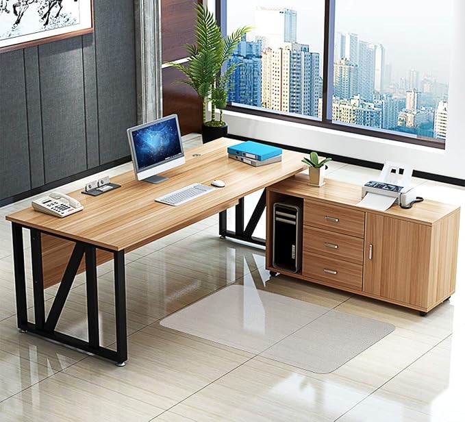 Office Chair Mat for Hardwood Floor, 48”x 36” Vinyl Desk Chair Mat Clear Floor - Image 8