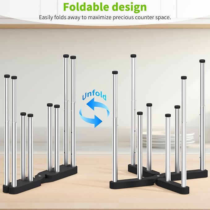 Retractable Bottle Drying Rack, Foldable Baby Bottle Drying Rack, Collapsible - Image 3