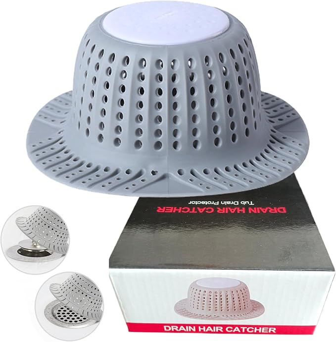 Silicone Shower Drain Hair Catcher by Unknown
