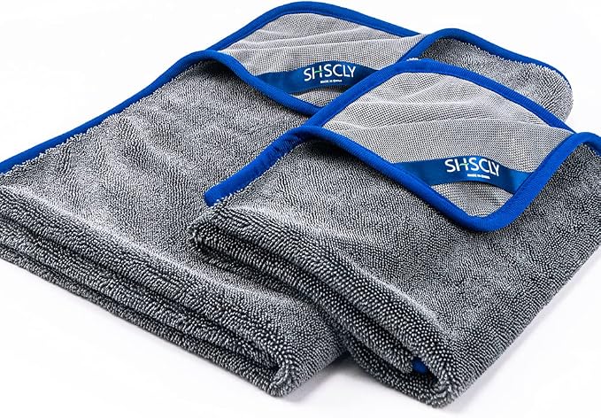 SHSCLY Super Absorbent Microfiber Car Drying Towel, 1 Piece 33" x 29", 1 Piece by SHSCLY