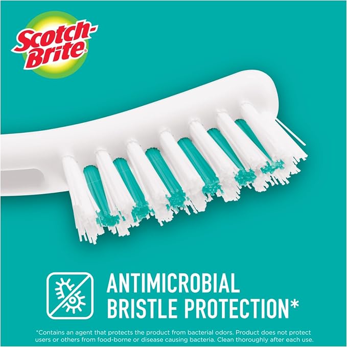 Scotch-Brite Tile & Grout Brush, Strong Bristles to Scrub Away Grime - Image 4