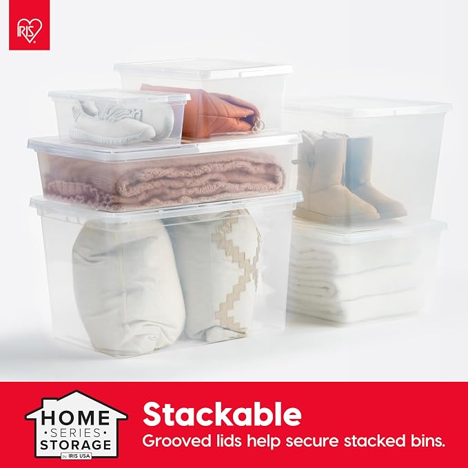 IRIS USA 6-Pack Storage Bins - Image 6