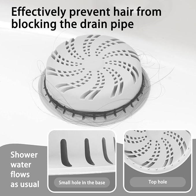 Silicone Drain Hair Catcher Bathroom Sink Bathtub Drain strainers - Image 5