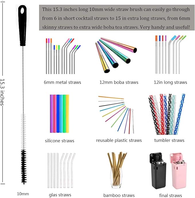 ALINK 8-Pack Bottle Cleaning Brush Set - Image 4
