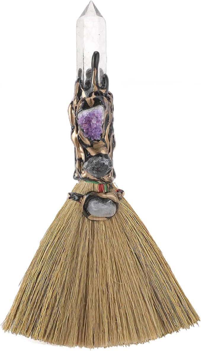 White Crystal Witch Broom - Image 8