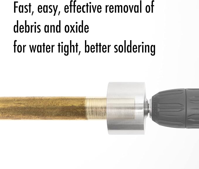 1" Full-Metal Copper Pipe Cleaner, Tube Cleaning Brush - Image 6