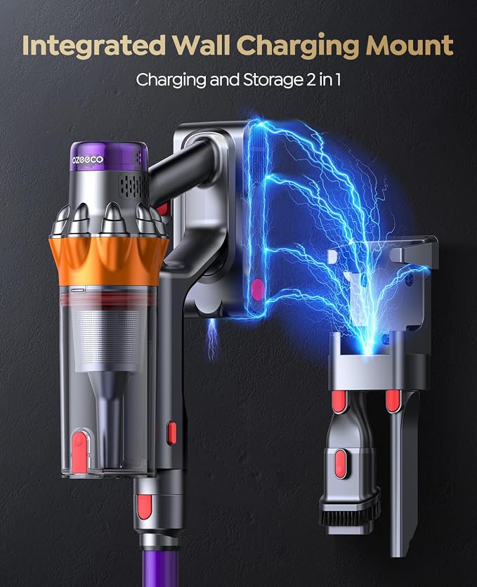 Cordless Vacuum Cleaner, 600W/50KPA/65Mins Vacuum Cleaners - Image 5