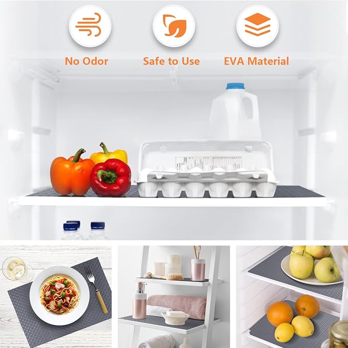 Shelf Liners for Kitchen Cabinets Refrigerator Liners Waterproof Kitchen - Image 5