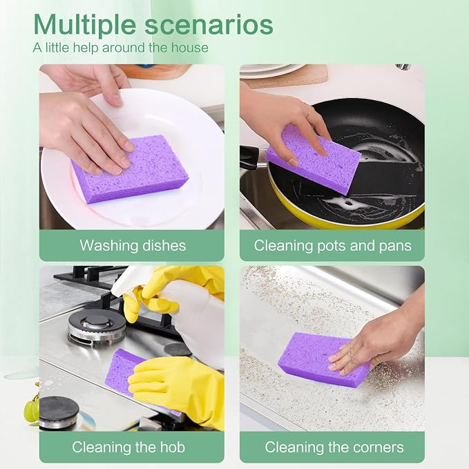 Large Cellulose Sponges, Kitchen Sponge - Image 2