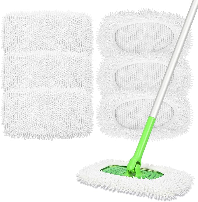 Reusable Dry Sweeping Cloths Microfiber Mop Pads Compatible by ABetterChoiceforYourHome