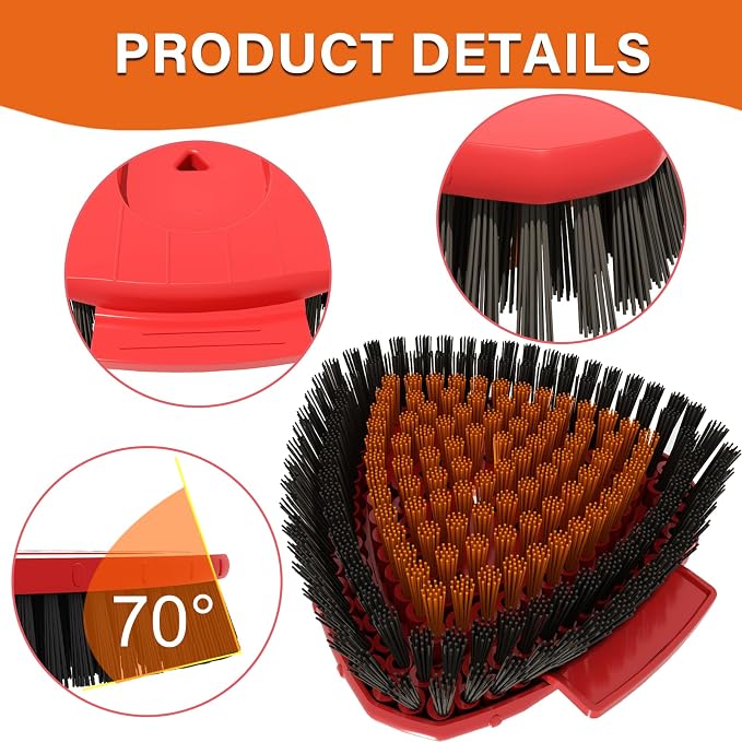 2 Pack Upgraded Spin Mop Replace Scrub Brush Compatible - Image 3