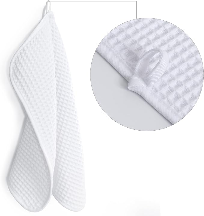 POLYTE 430 GSM Microfiber Lint Free Washcloth Face Towel, 13 x 13 in, 4 Pack - Image 2