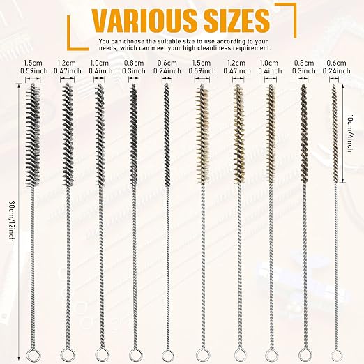 10 Pieces Wire Tube Brushes Bulk - Image 2